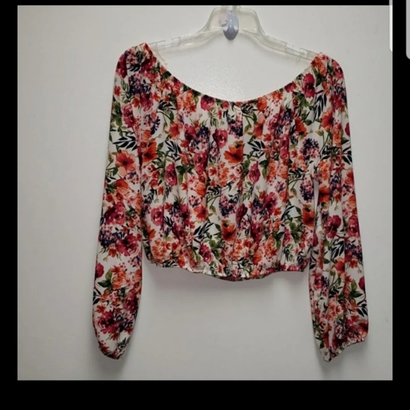 shelly Tops - Shelly Crop Long Sleeve Top